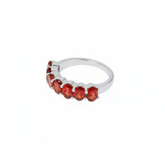 Sterling Silver Garnet Ring SSR95