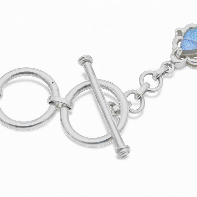 Sterling Silver Labradorite Bracelet SSBR34