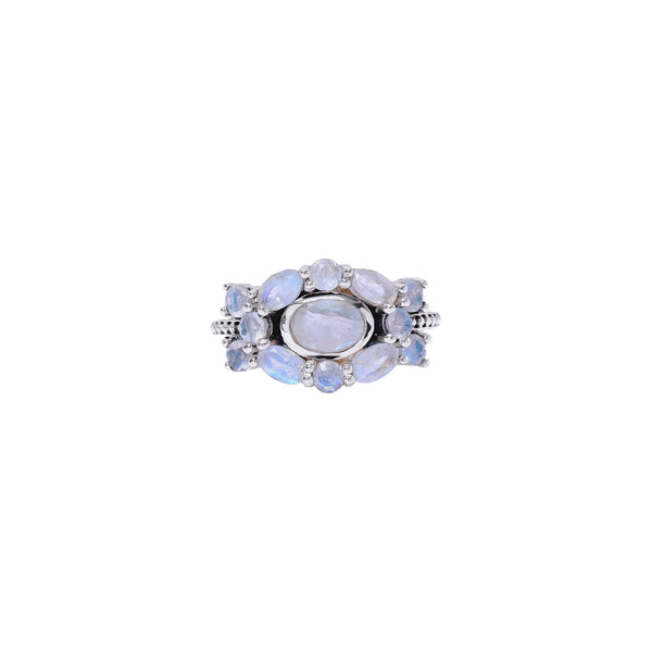 Sterling Silver Moonstone Ring SSR295