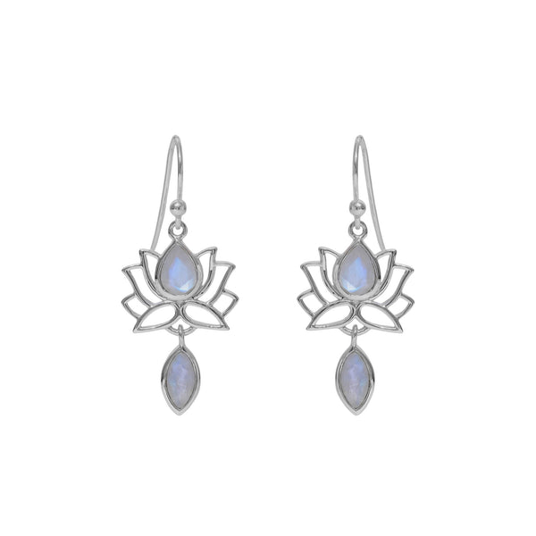 Sterling Silver Moonstone Earrings SSER151