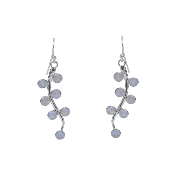Sterling Silver Moonstone Earrings SSER129