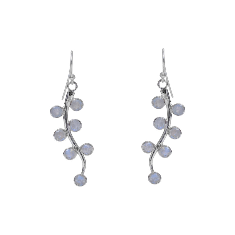 Sterling Silver Moonstone Earrings SSER129