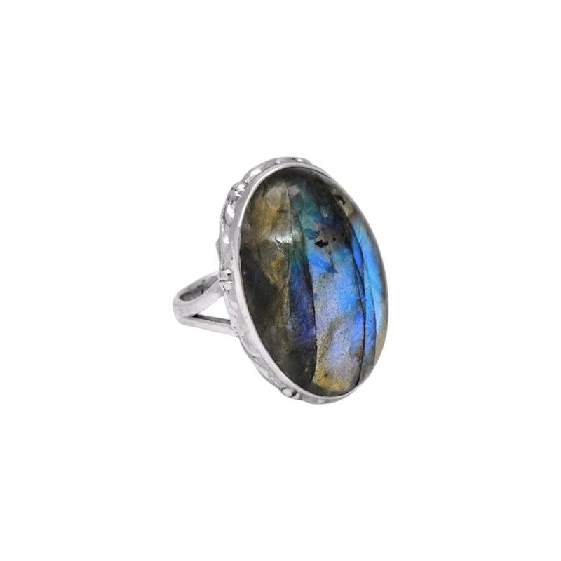 Sterling Silver Labradorite Ring SSR303