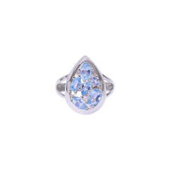Sterling Silver Blue Topaz Ring SSR392