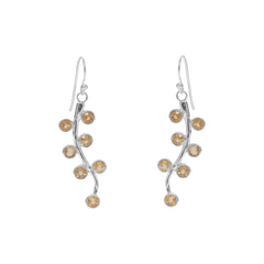 Sterling Silver Citrine Earrings SSER129