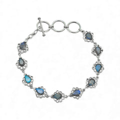 Sterling Silver Labradorite Bracelet SSBR34