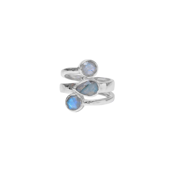 Sterling Silver Labradorite Ring SSR422