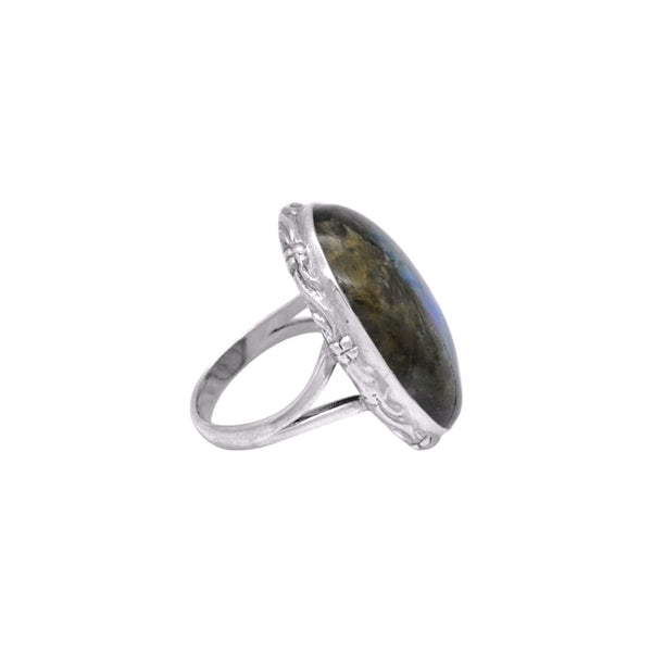 Sterling Silver Labradorite Ring SSR303