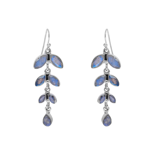 Sterling Silver Labradorite Earrings SSER73A