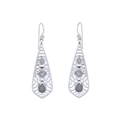 Sterling Silver Labradorite Earrings SSER276