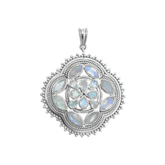 Sterling Silver Moonstone Pendant SSP91