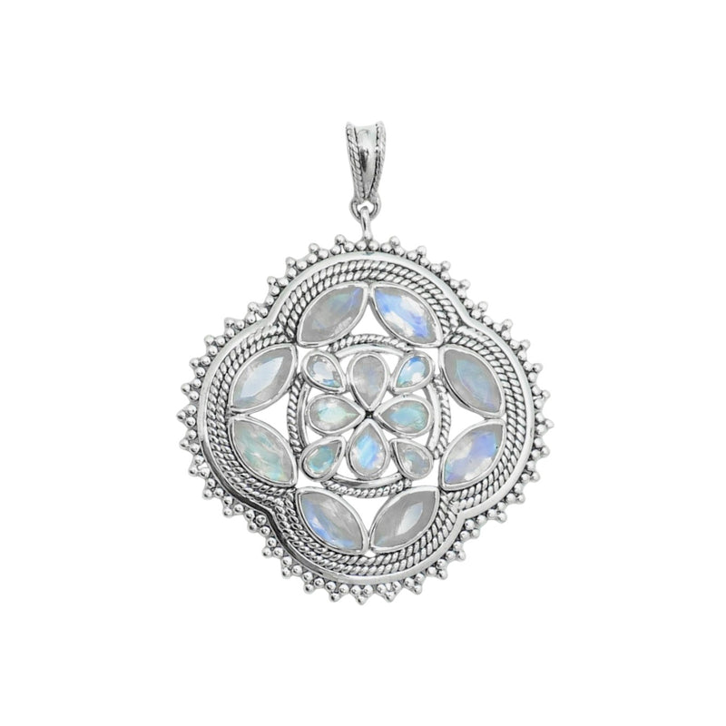 Sterling Silver Moonstone Pendant SSP91