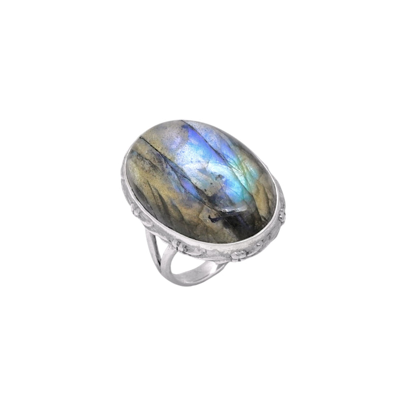 Sterling Silver Labradorite Ring SSR303