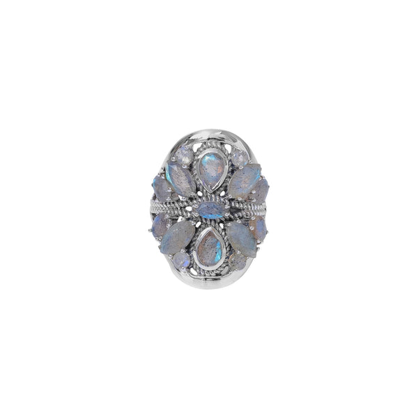 Sterling Silver Labradorite Ring SSR332
