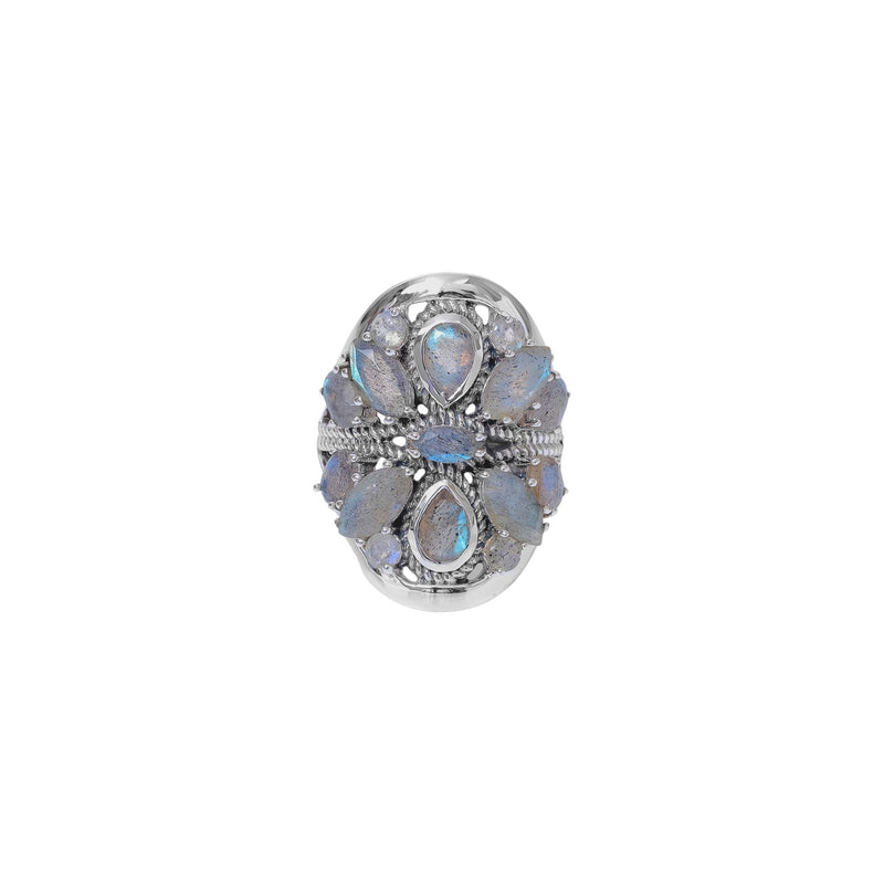 Sterling Silver Labradorite Ring SSR332