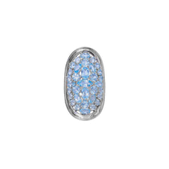 Sterling Silver Blue Topaz Ring SSR345