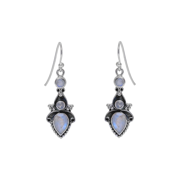Sterling Silver Moonstone Earrings SSER21