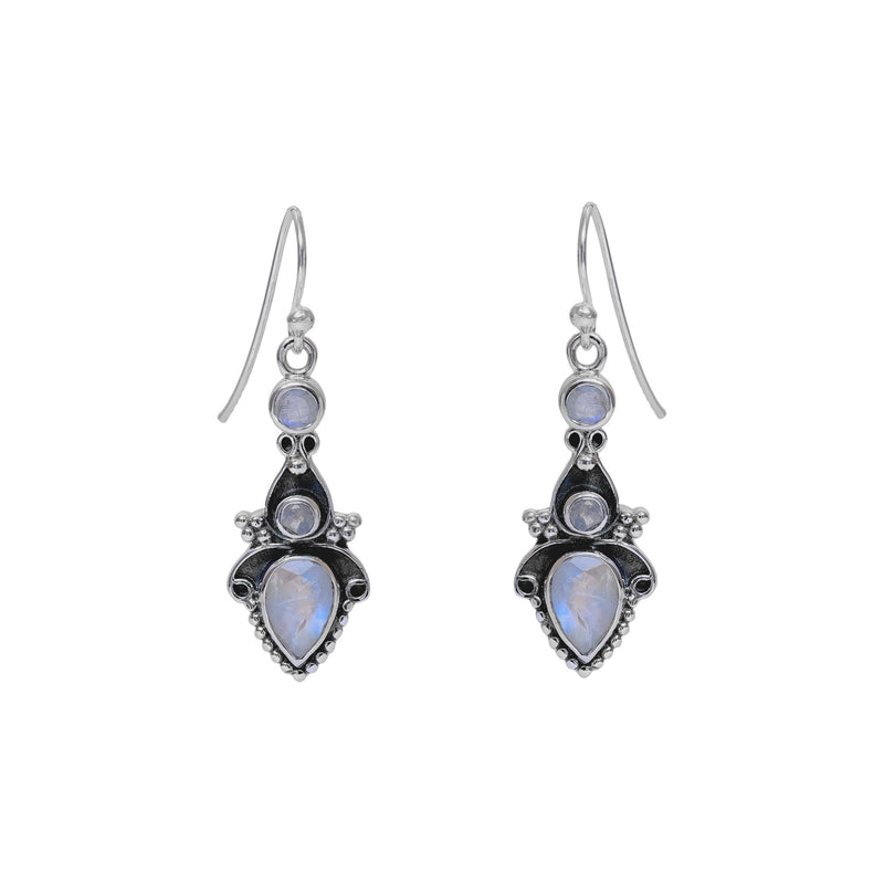 Sterling Silver Moonstone Earrings SSER21