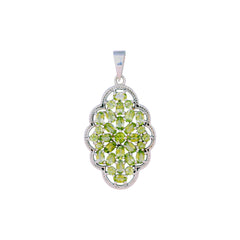 Sterling Silver Peridot Pendant SSP234