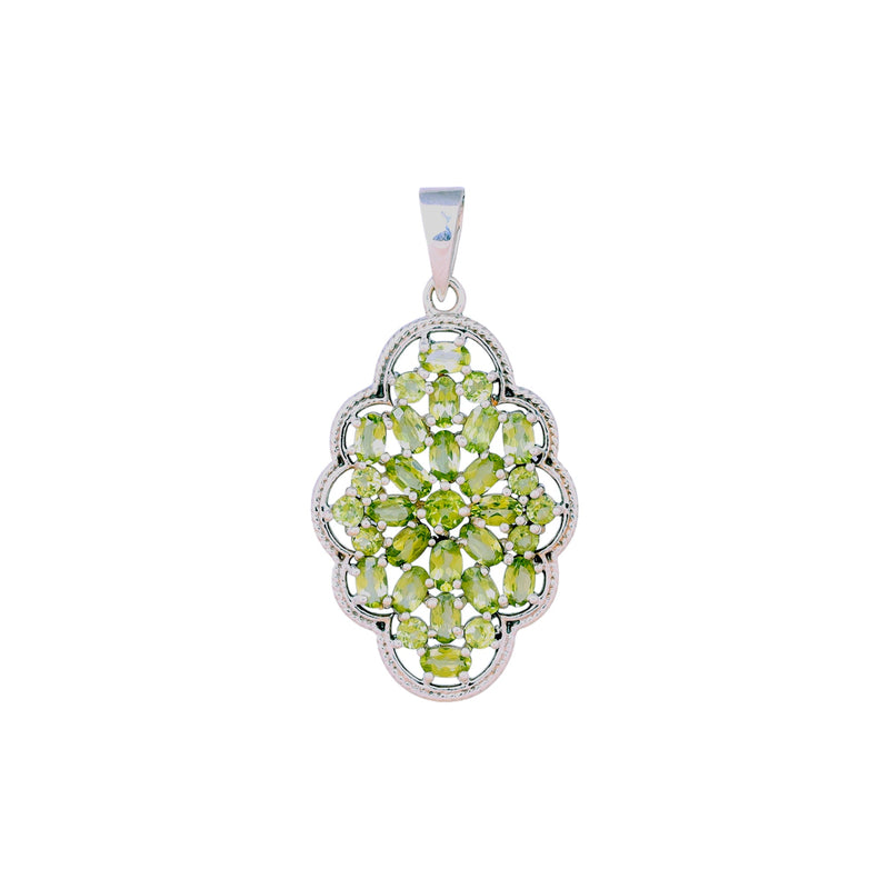 Sterling Silver Peridot Pendant SSP234