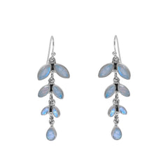 Sterling Silver Moonstone Earrings SSER73A