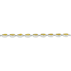 Sterling Silver Citrine Bracelet SSBR23