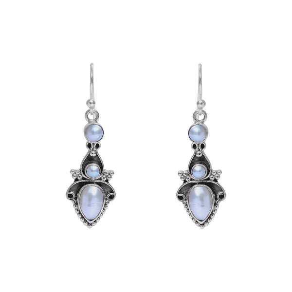 Sterling Silver Pearl Earrings SSER21