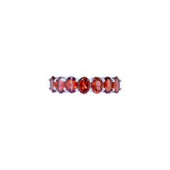 Sterling Silver Garnet Ring SSR95