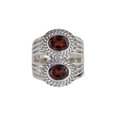 Sterling Silver Garnet Ring SSR86