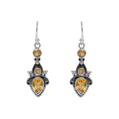 Sterling Silver Citrine Earrings SSER21