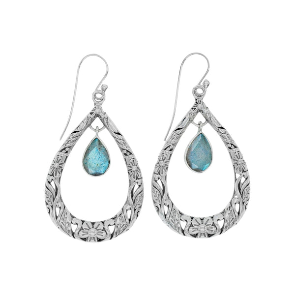 Sterling Silver Labradorite Earrings SSER106