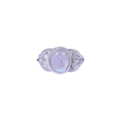 Sterling Silver Moonstone Ring SSR420