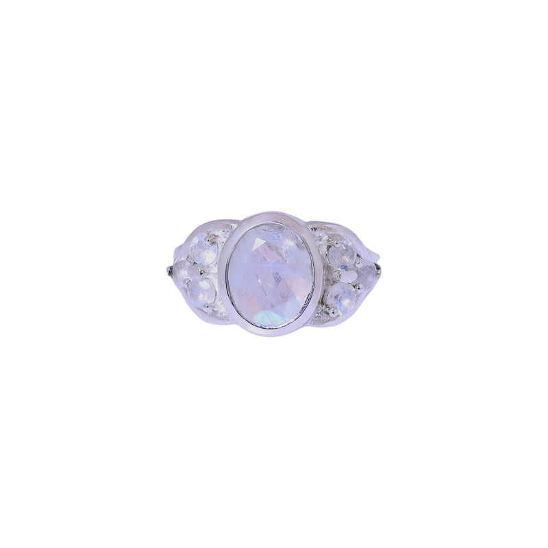 Sterling Silver Moonstone Ring SSR420