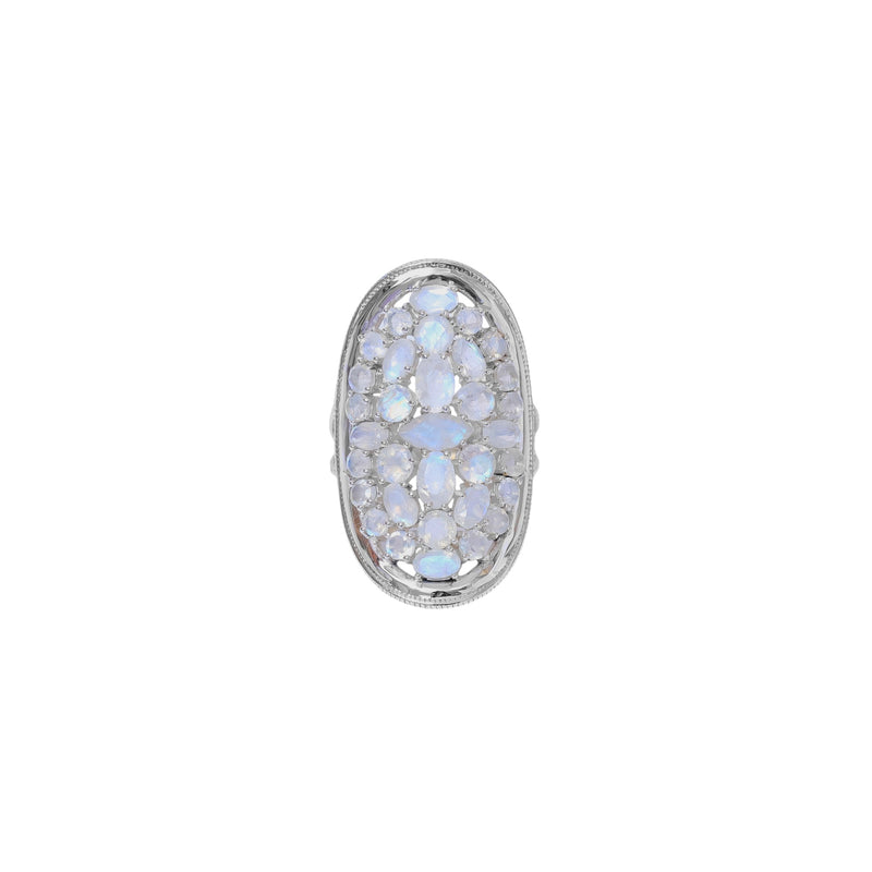 Sterling Silver Moonstone Ring SSR345