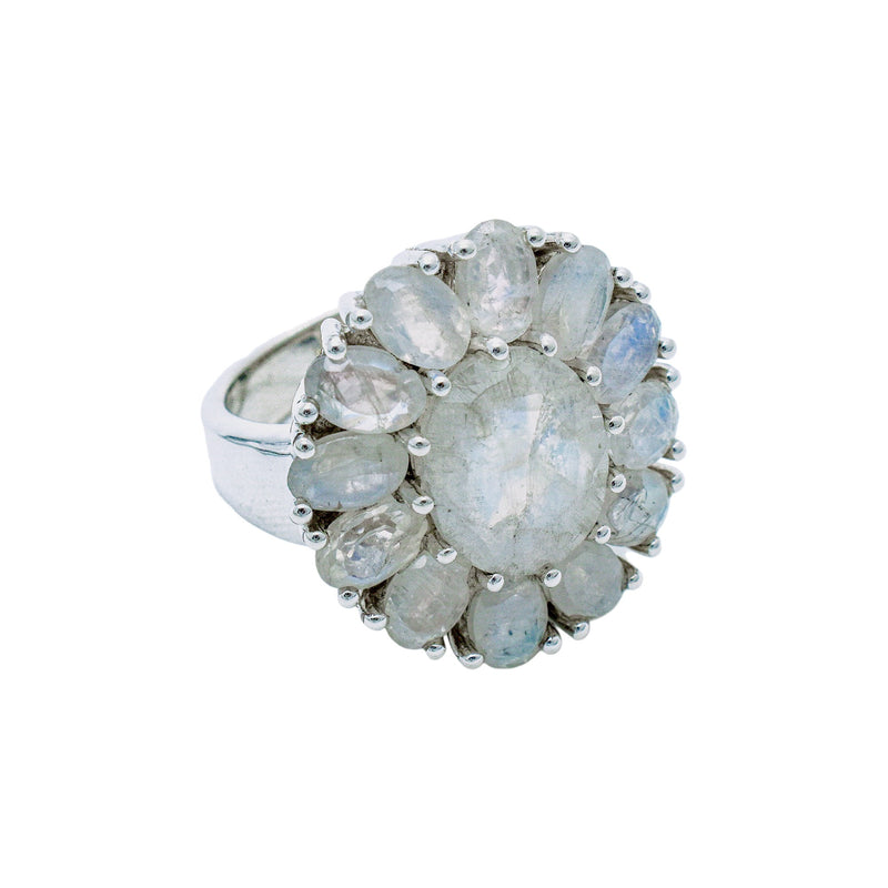 Sterling Silver Moonstone Ring SSR127