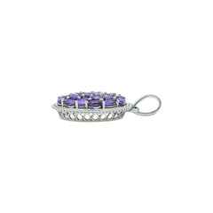 Sterling Silver Amethyst Pendant SSP85